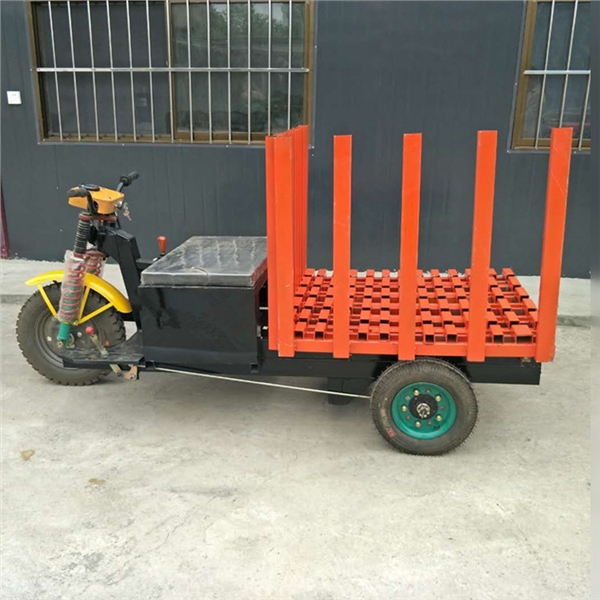Electric car in brick kiln factory