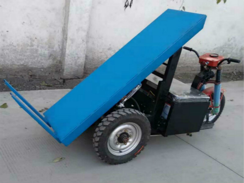 手摇自卸拉砖车